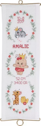 DÅPSSTRENG Amalie 14x42 cm
