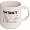 KRUS Definisjon hvit m/sort Boktrovert