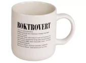 KRUS Definisjon hvit m/sort Boktrovert