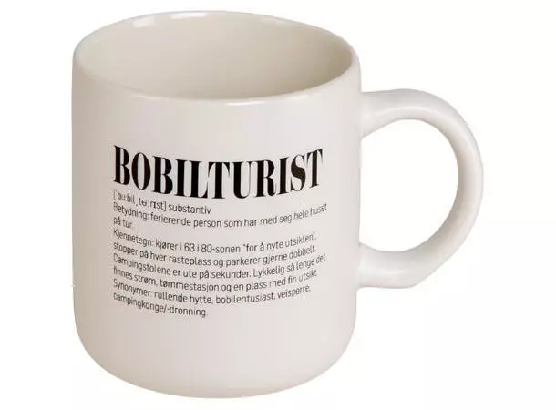 KRUS Definisjon hvit m/sort Bobilturist