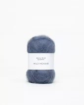 MILD MOHAIR  23 Mørk bondeblå