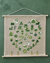 HJERTEKALENDER 40x40 cm