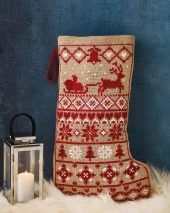 JULEMOTIVER Julestrømpe 37x60 cm