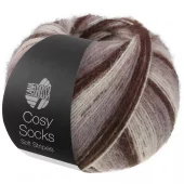 COSY SOCKS Soft Stripes  103 Bruntoner