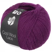 COOL WOOL LACE  67 Rødlilla