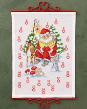 JULENISSEN LESER Julekalender 32x44 cm