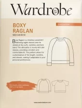 Boxy Raglan Sweater Str. 30-54 WBM