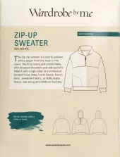 Zip Up Sweater Str. 2xs-4xl WBM
