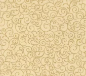 MERRY MANOR METALLIC Beige Quiltestoff