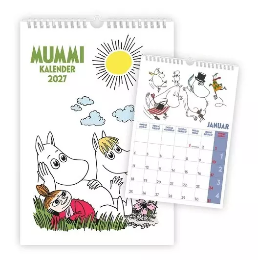 KALENDER A4 2027 Mummi