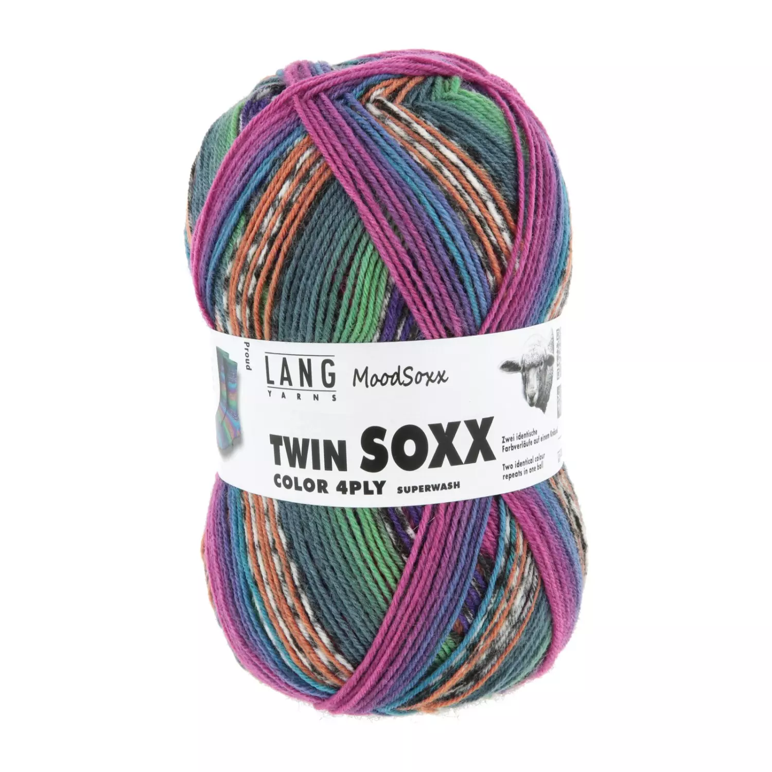 TWIN SOXX Color 4-fach 584 Proud