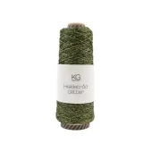 HEKLETRÅD Glitter 1,5 mm Grønn