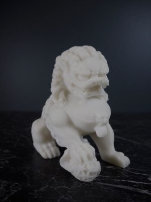 Lion with Marble Finish