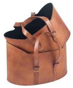 London Trunk Vintage Brown Leather Small