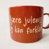 Trend Design Krus Med Tekst «Kjære Julenissen» Rød