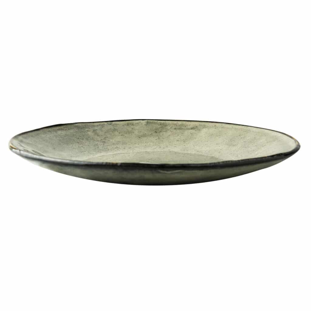 Tallerken organic grønn D26,5cm - Stoneware