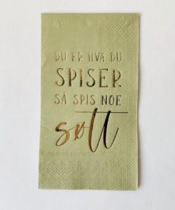 Serviett Spis Noe Søtt 33×40 Cm