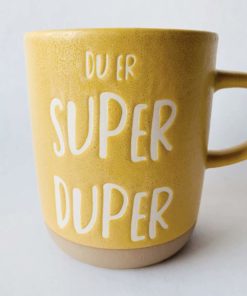 Krus H 9,5 Cm «Du Er Super Duper»