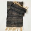 Løper Jute/Bomull 40×150 Cm Sort