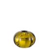 EVI Lysestake glass D9 H6 cm oliven grønn