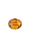 EVI Lysestake glass D9 H6 cm dark amber