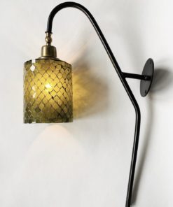 Vegglampe Mosaikk 29×54 Cm Grønn