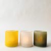 Lysglass Matt H 9 Cm Gult
