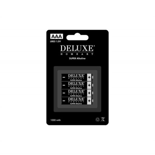 DeluxeHomeart AAA-batterier 4pk
