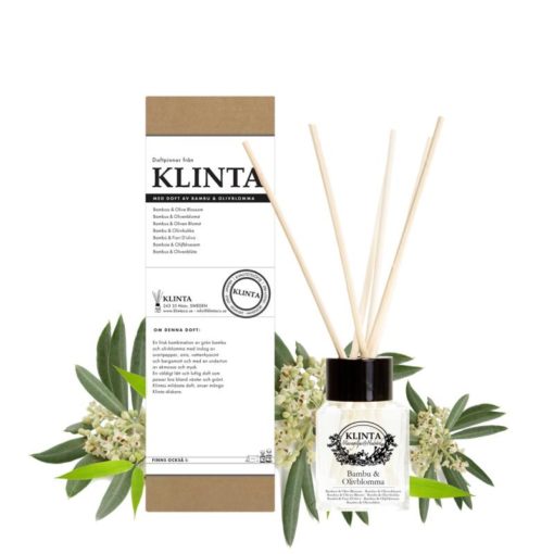 Klinta Duftpinner - Bambus & Olivenblomst 50ml