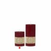 Edelweiss Kubbelys 100% Stearin 7x10 Wine Red