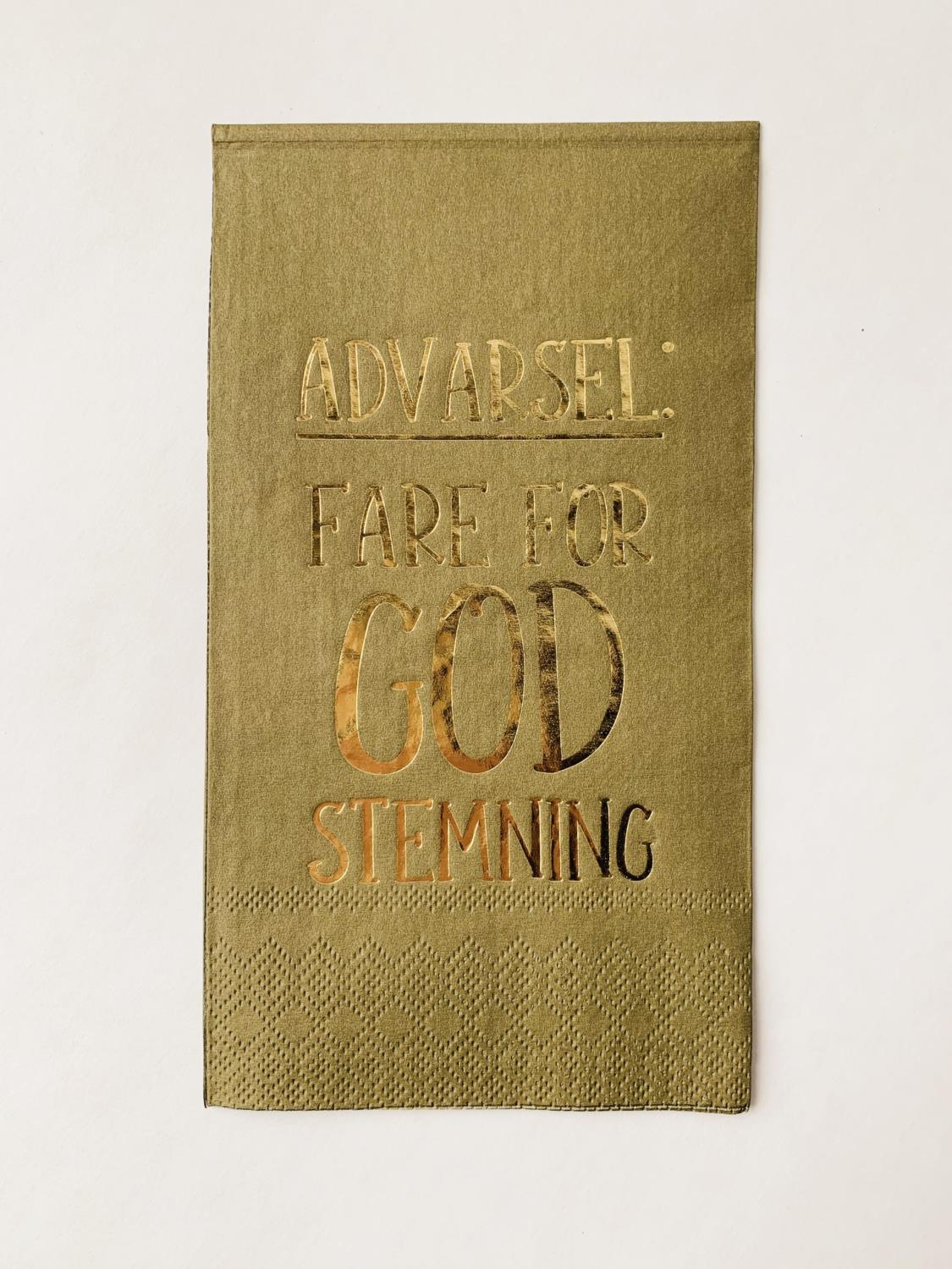 Trend Design Papirserviett m/ Tekst 33x44 cm