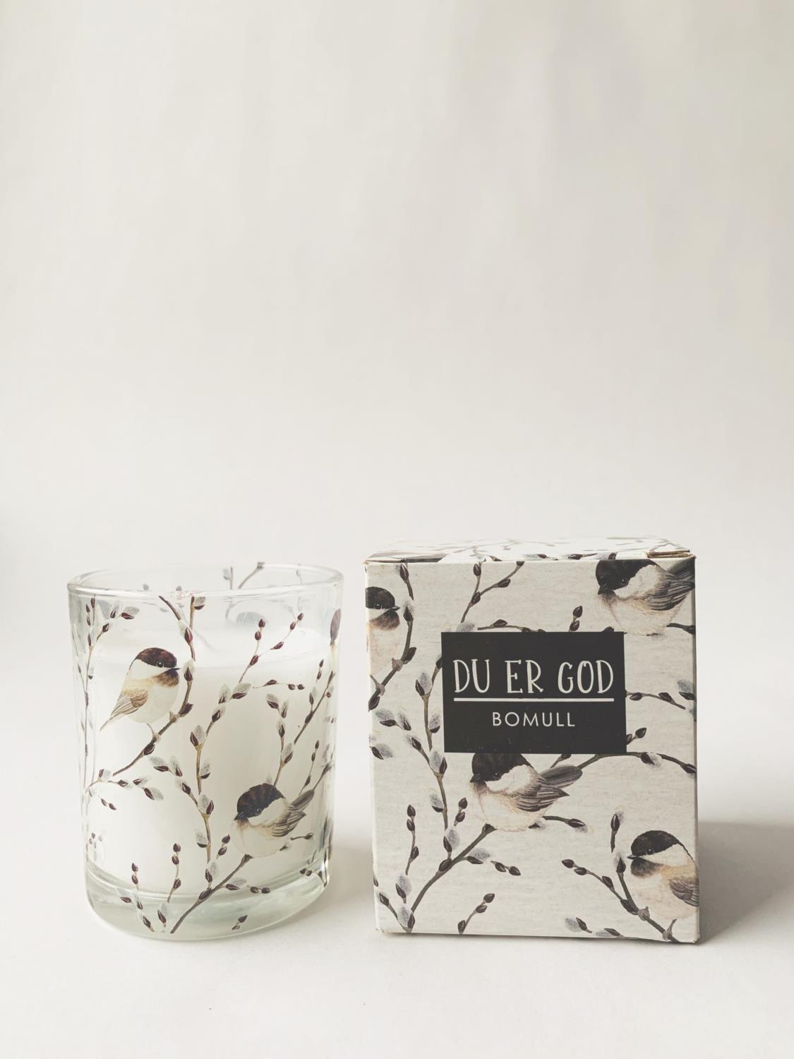 Trend Design Duftlys I Gaveeske 6x7cm “Du Er God” – Bomull
