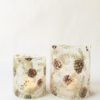 Trend Design Lysglass Krakelert Kongler/Glitter H 10 Cm
