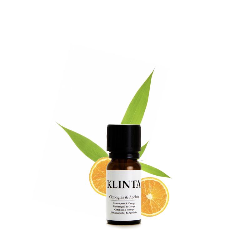 KLINTA Duftolje - Citrongräs & Apelsin
