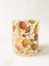 Trend Design Lysglass, Appelsin krakelert 9x10cm