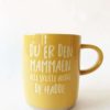 Trend Design Krus Med Tekst "Du er den mamman”