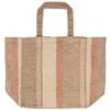 IB Laursen Veske vattert m/striper B: 25 H: 45 L: 40