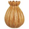 IB Laursen Vase m/ujevne riller leire