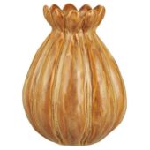 IB Laursen Vase m/ujevne riller leire