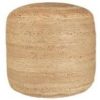 IB Laursen Puff rund jute