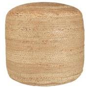 IB Laursen Puff rund jute