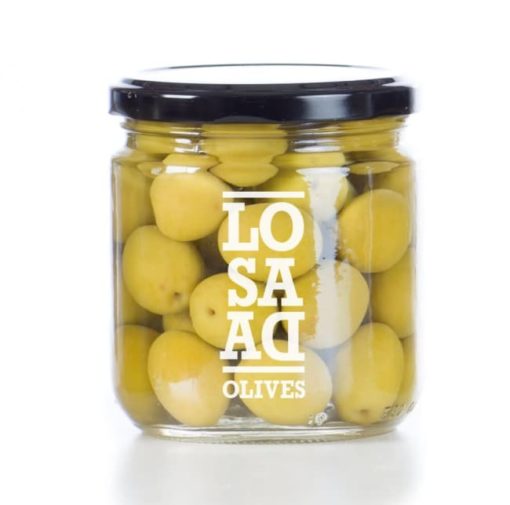 Plain Manzanilla Oliven 347ml glass (200/220), Losada