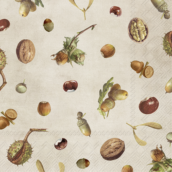 Ihr Lunsj Servietter "Tree Fruites"