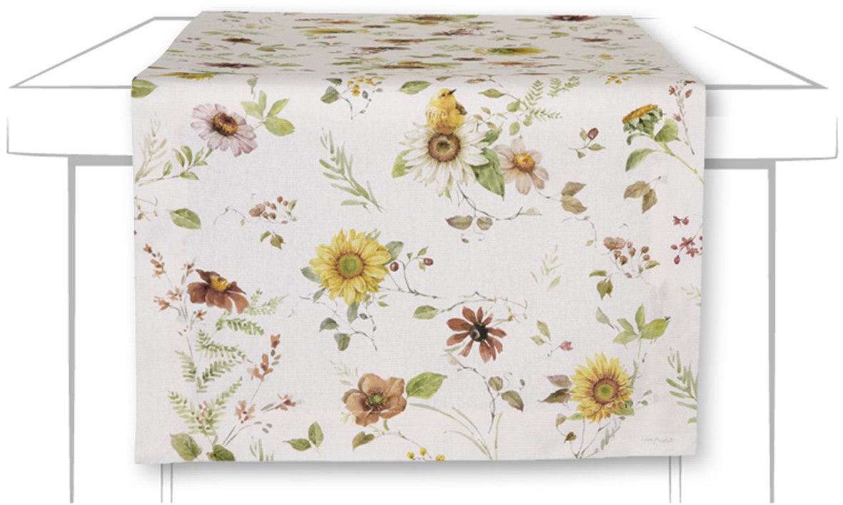 Ihr Bordløper , Blomster 45x150cm