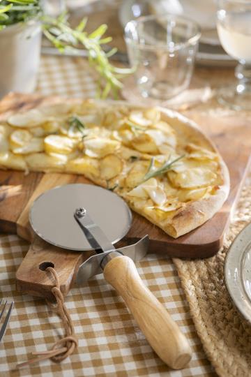 IB Laursen Pizzahjul m/trehåndtak