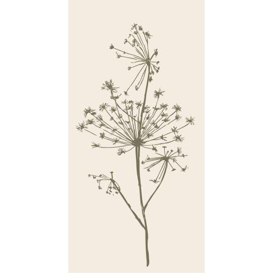 IB Laursen Servietter "Grønn Blomst" 16stk