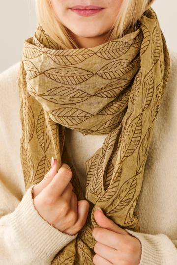 IB Laursen Skjerf,army farge 3ass - pr.stk