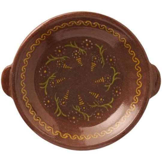 IB Laursen Bordskål m/Gult bølgemønster