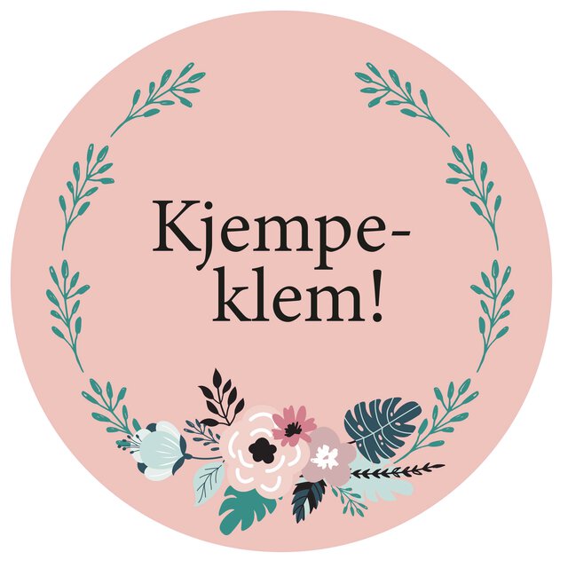 Amundsen Kort - Kjempe klem Rosa D7,5 Papp