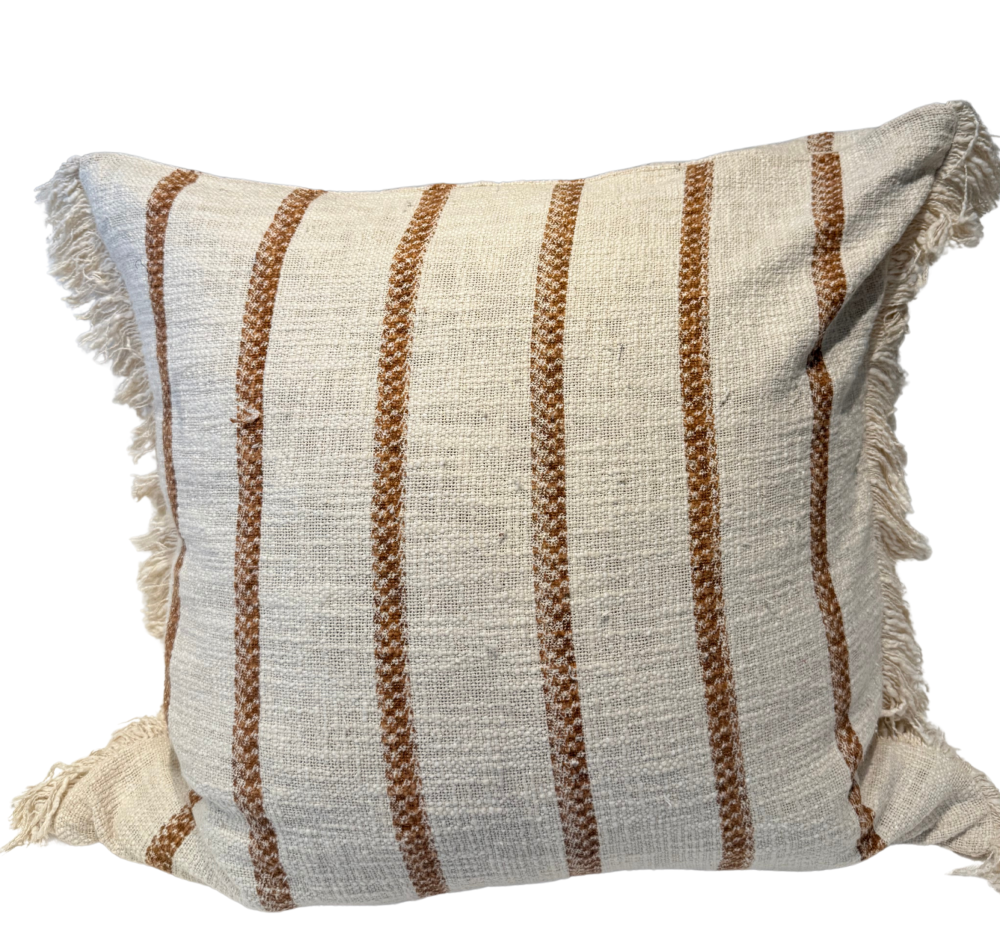 Mille Moi Putetrekk Simplicity Stripes Burned Orange - 60x60cm